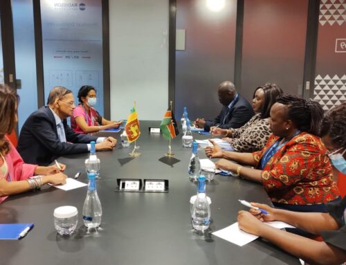 FOREIGN MINISTER PEIRIS HOLDS BILATERAL DISCUSSIONS WITH COMMONWEALTH FOREIGN MINISTERS ON THE SIDE-LINES OF CHOGM 2022