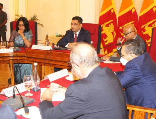 FOREIGN MINISTER ALI SABRY BRIEFS COLOMBO-BASED DIPLOMATIC CORPS ON KEY DEVELOPMENTS