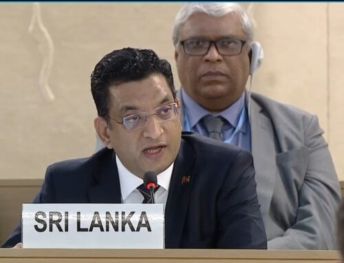 SRI LANKA REJECTS RESOLUTION AT THE UN HUMAN RIGHTS COUNCIL